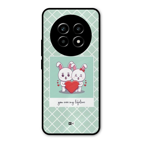 Love Lifeline Metal Back Case for Realme 13 Pro