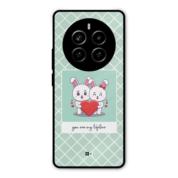 Love Lifeline Metal Back Case for Realme P1 Pro