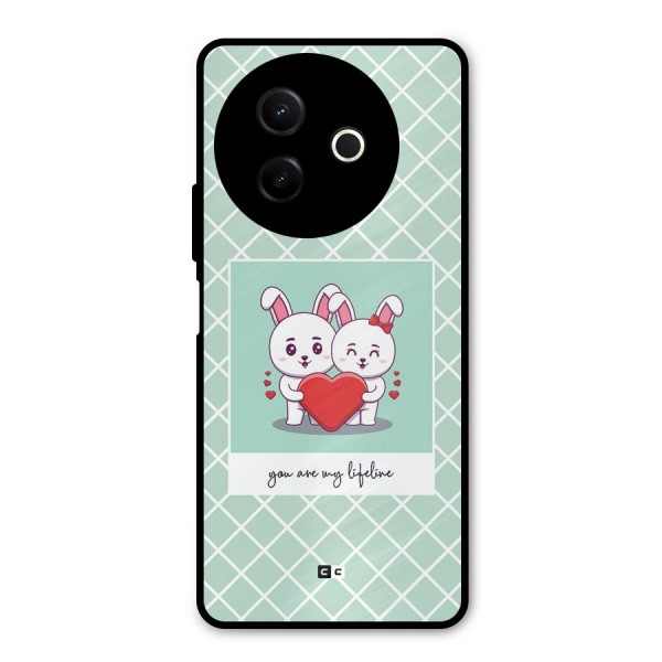 Love Lifeline Metal Back Case for Vivo Y39