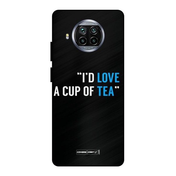Love Tea Metal Back Case for Mi 10i