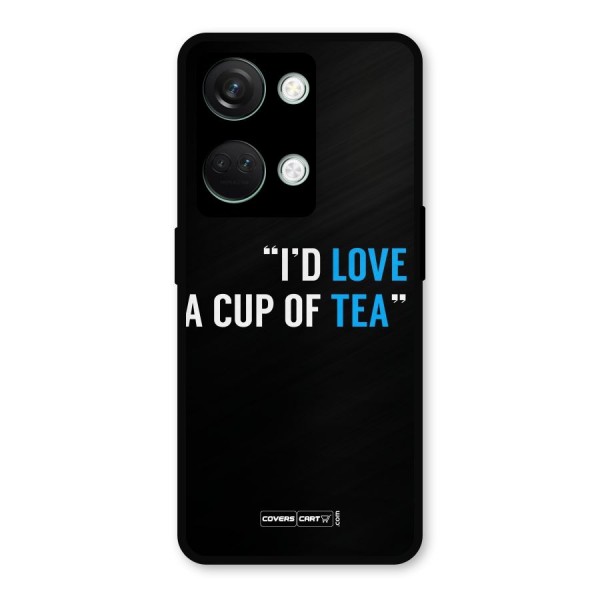 Love Tea Metal Back Case for OnePlus Nord 3