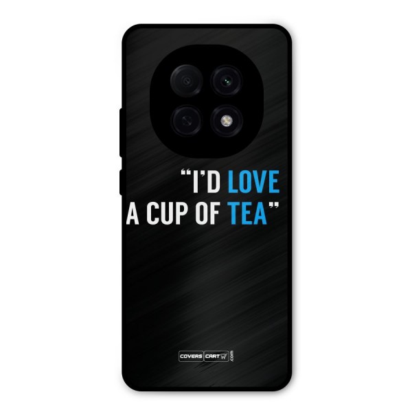 Love Tea Metal Back Case for Oppo F29 Pro
