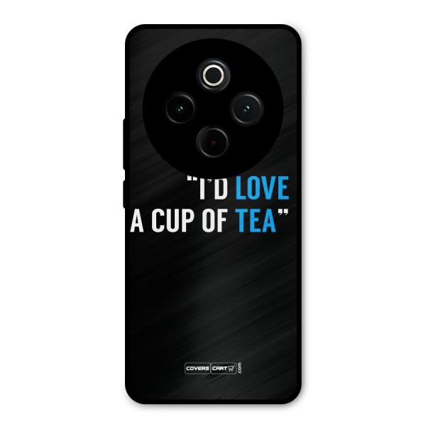 Love Tea Metal Back Case for Vivo T4