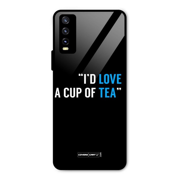 Love Tea Metal Back Case for Vivo Y20i