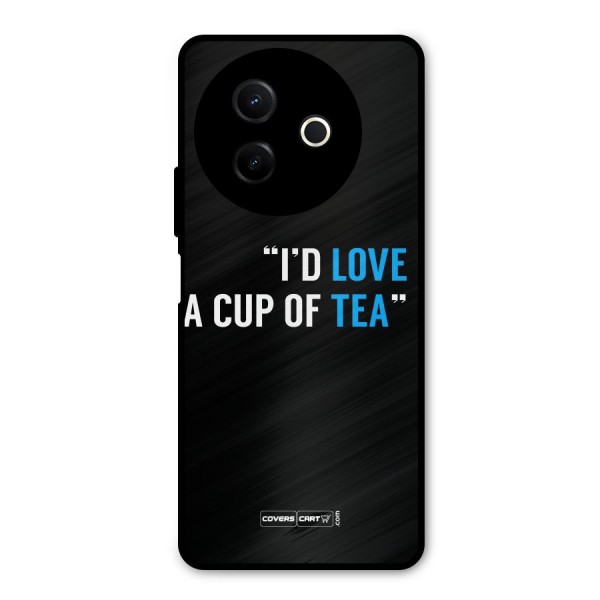 Love Tea Metal Back Case for Vivo Y39