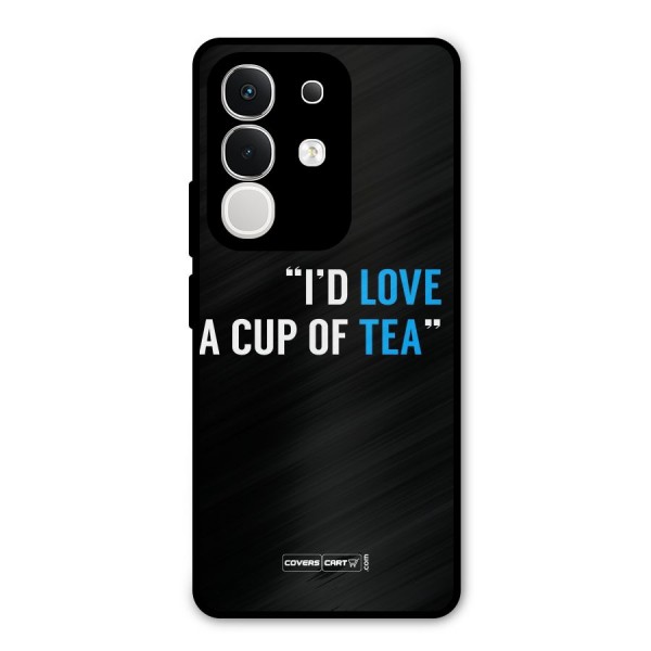 Love Tea Metal Back Case for iQOO Z10x