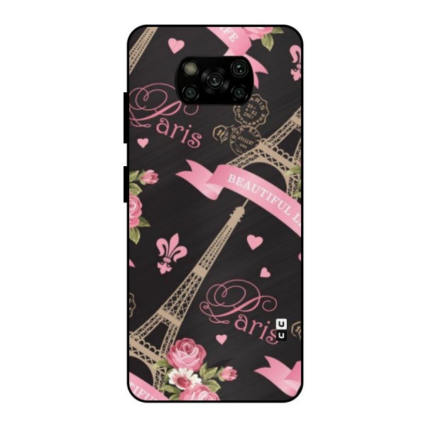 Love Tower Metal Back Case for Poco X3