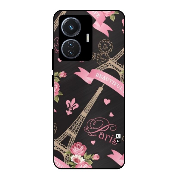 Love Tower Metal Back Case for iQOO Z6 44W