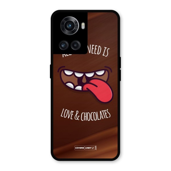Love and Chocolates Metal Back Case for OnePlus 10R