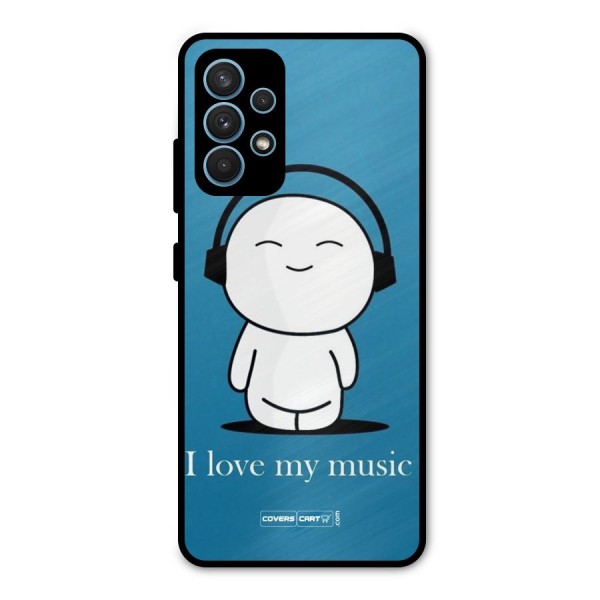 Love for Music Metal Back Case for Galaxy A32
