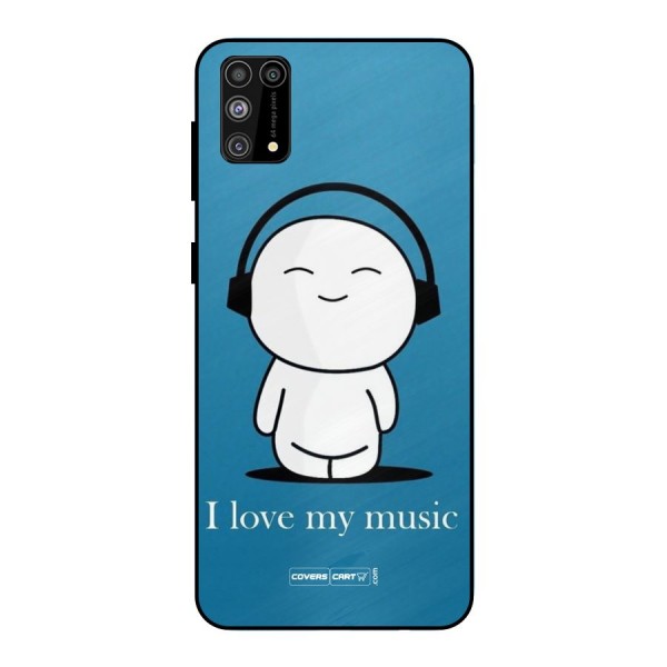 Love for Music Metal Back Case for Galaxy F41