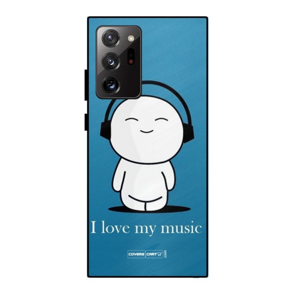 Love for Music Metal Back Case for Galaxy Note 20 Ultra 5G