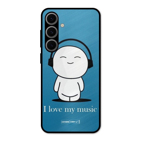 Love for Music Metal Back Case for Galaxy S24 FE