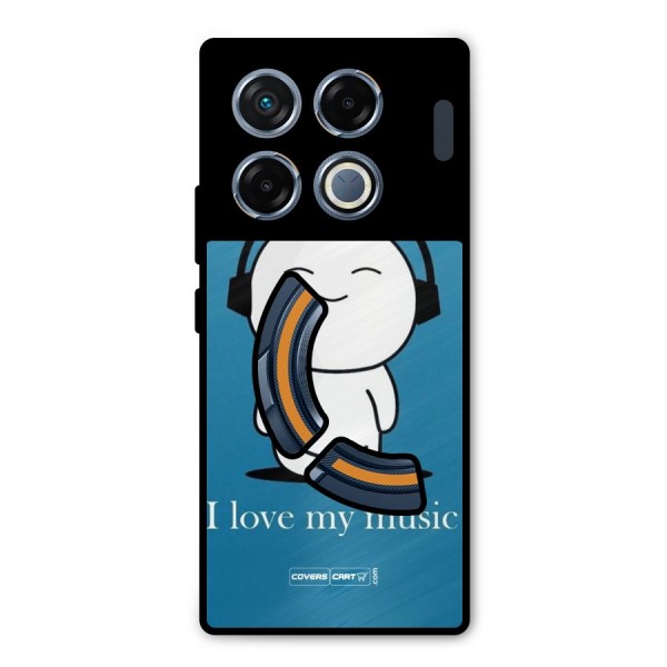 Love for Music Metal Back Case for Infinix GT 20 Pro