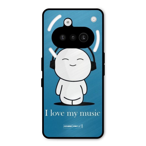Love for Music Metal Back Case for Nothing Phone 3a