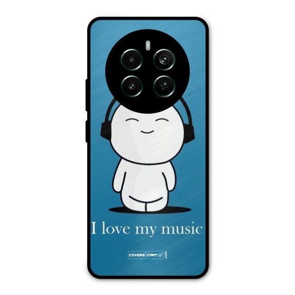 Love for Music Metal Back Case for Realme 12 Pro Plus