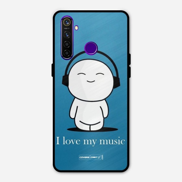 Love for Music Metal Back Case for Realme 5 Pro