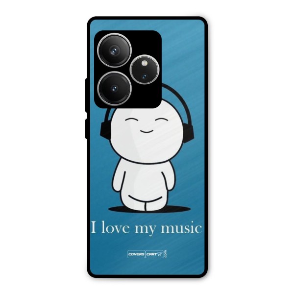 Love for Music Metal Back Case for Realme GT 6
