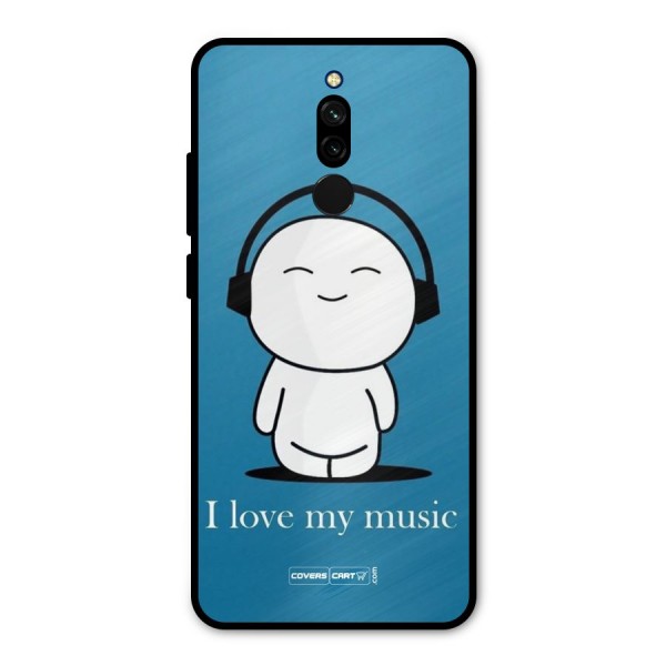 Love for Music Metal Back Case for Redmi 8