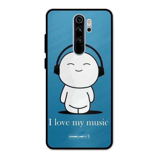 Love for Music Metal Back Case for Redmi Note 8 Pro