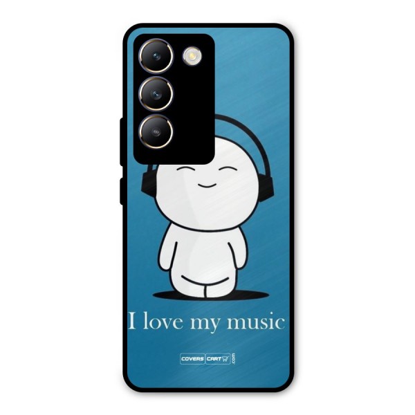 Love for Music Metal Back Case for Vivo Y200e