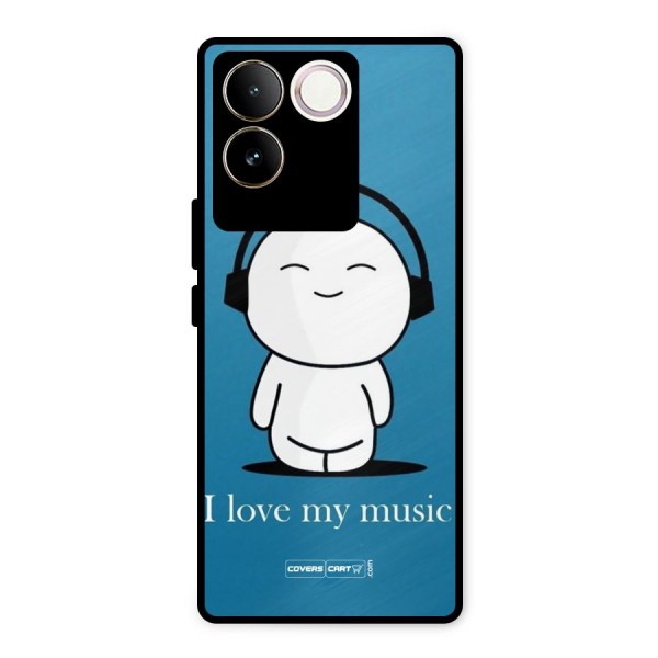 Love for Music Metal Back Case for iQOO Z7 Pro