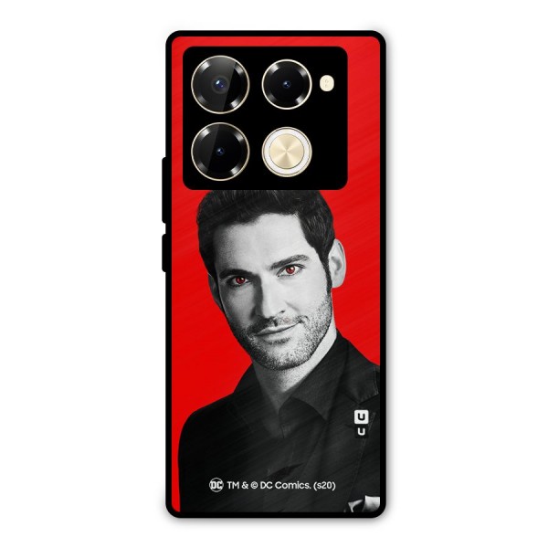 Lucifer Devil Smile Metal Back Case for Infinix Note 40 Pro Plus
