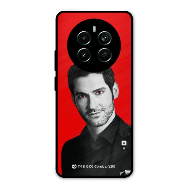 Lucifer Devil Smile Metal Back Case for Realme 12 Pro Plus