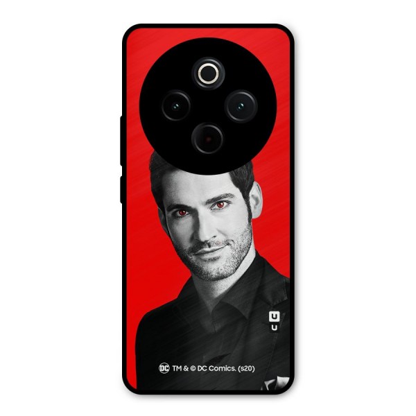 Lucifer Devil Smile Metal Back Case for iQOO Z10