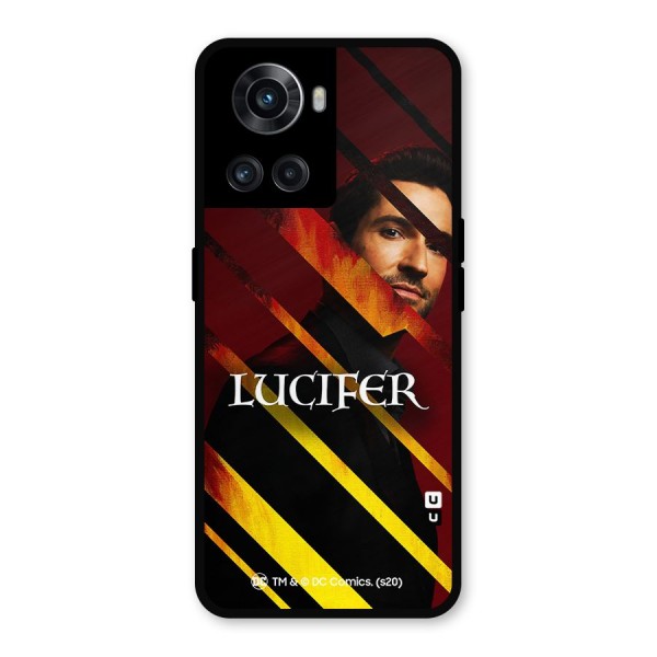 Lucifer Hell Stripes Metal Back Case for OnePlus 10R