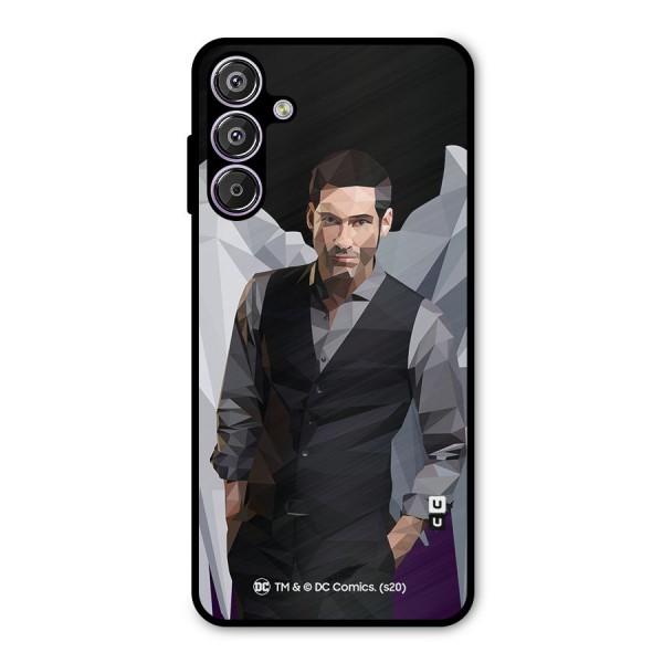 Lucifer Morningstar Art Abstract Metal Back Case for Galaxy F15