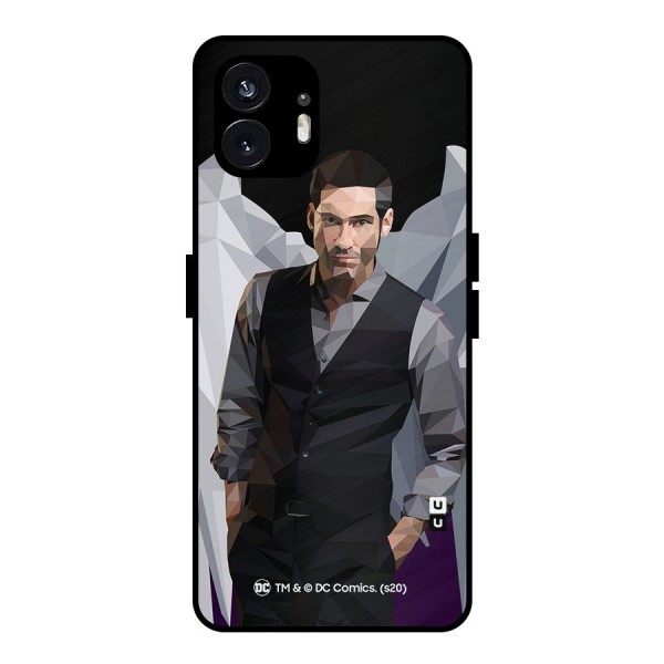 Lucifer Morningstar Art Abstract Metal Back Case for Nothing Phone 2