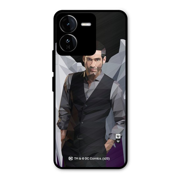Lucifer Morningstar Art Abstract Metal Back Case for iQOO Z9