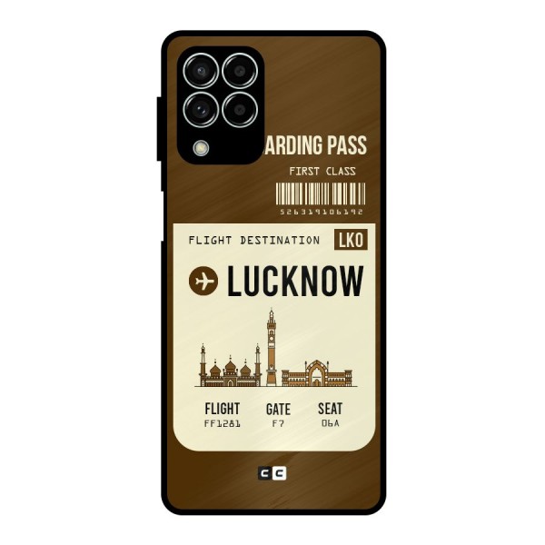 Lucknow Boarding Pass Metal Back Case for Galaxy M33
