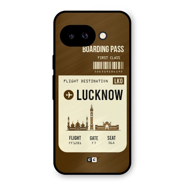 Lucknow Boarding Pass Metal Back Case for Google Pixel 9a