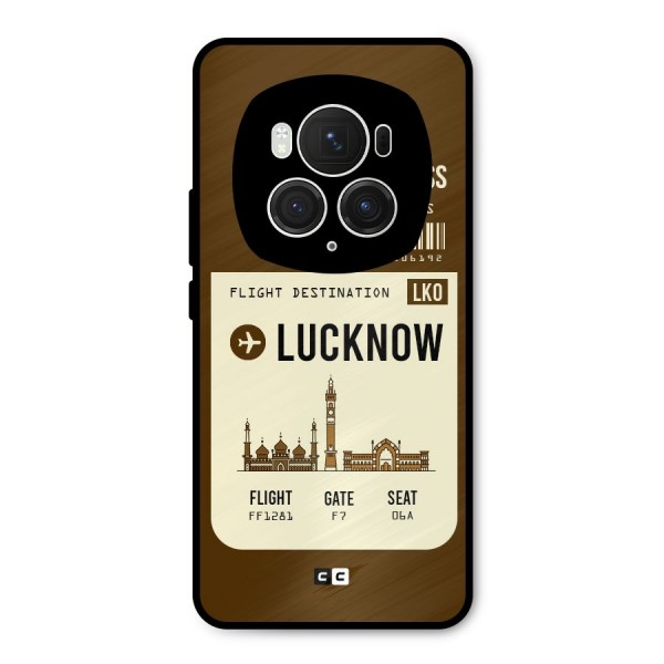 Lucknow Boarding Pass Metal Back Case for Honor Magic6 Pro