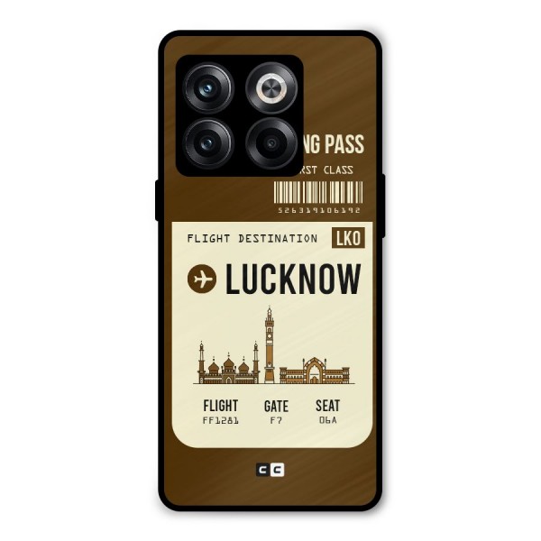 Lucknow Boarding Pass Metal Back Case for OnePlus 10T