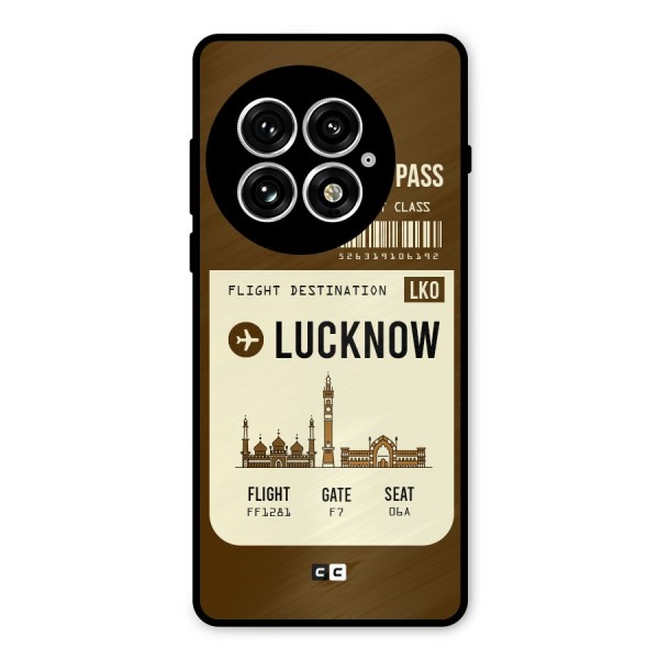 Lucknow Boarding Pass Metal Back Case for OnePlus 13