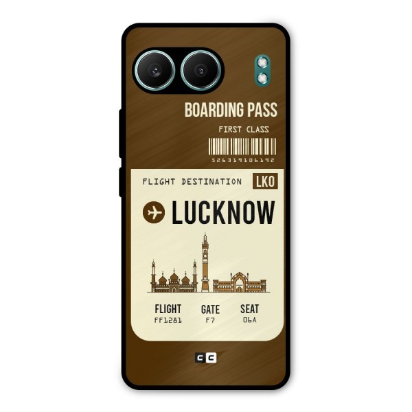 Lucknow Boarding Pass Metal Back Case for OnePlus Nord 4