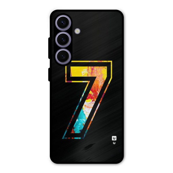 Lucky Number Metal Back Case for Galaxy S24