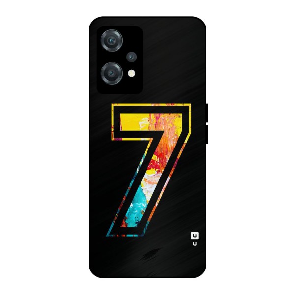 Lucky Number Metal Back Case for OnePlus Nord CE 2 Lite 5G