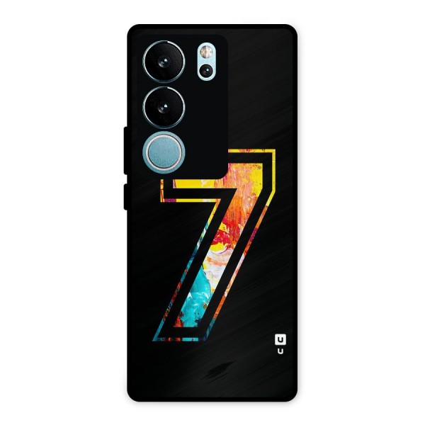 Lucky Number Metal Back Case for Vivo V29