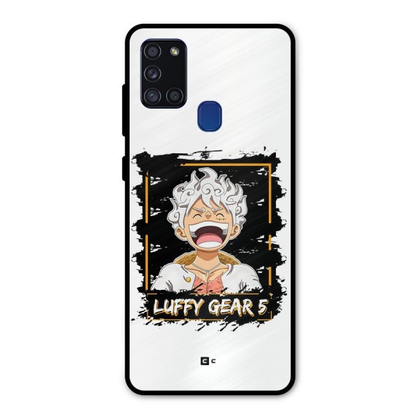 Luffy Gear 5 Metal Back Case for Galaxy A21s