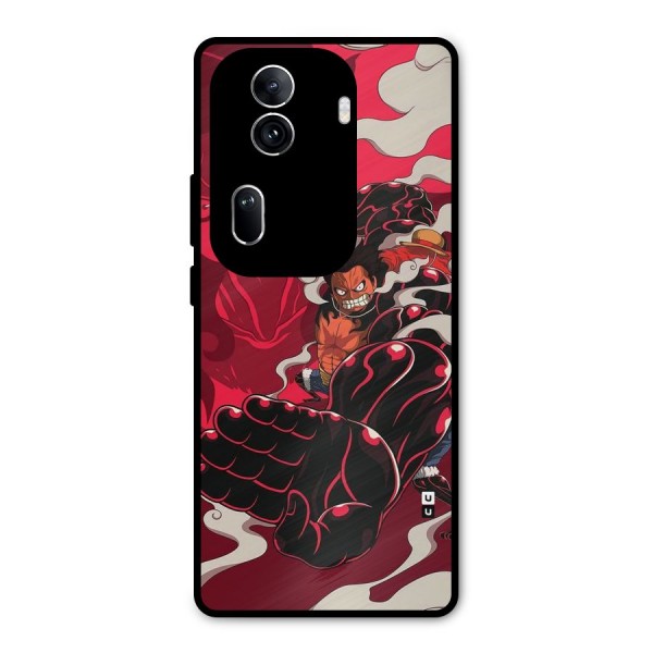 Luffy Gear Fourth Metal Back Case for Oppo Reno11 Pro 5G