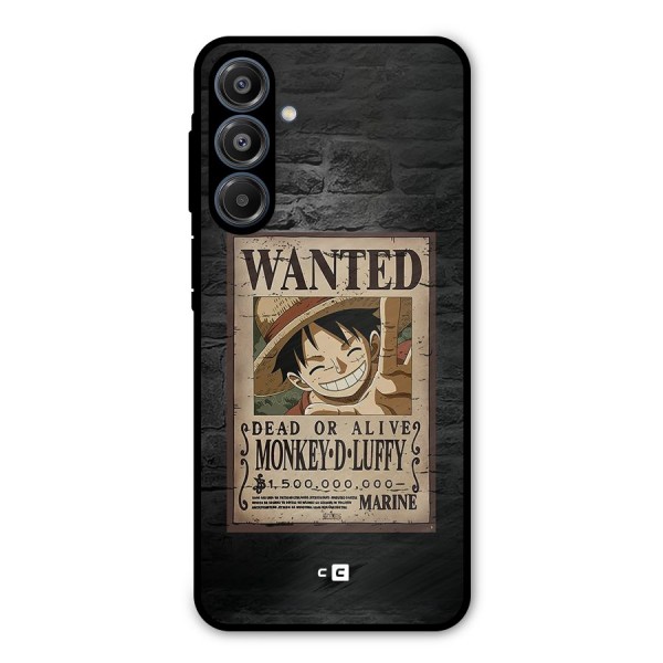 Luffy Wanted Metal Back Case for Galaxy A16 5G