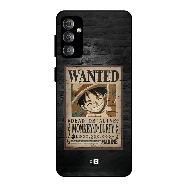Luffy Wanted Metal Back Case for Galaxy F23
