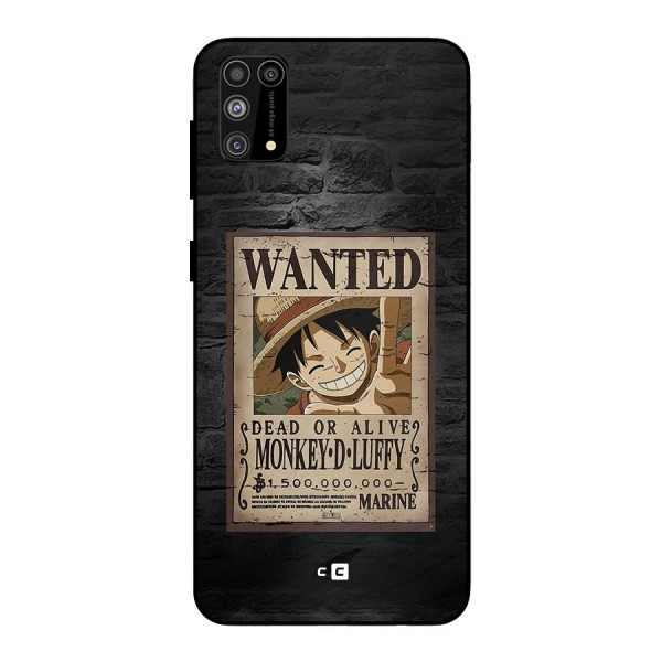 Luffy Wanted Metal Back Case for Galaxy F41