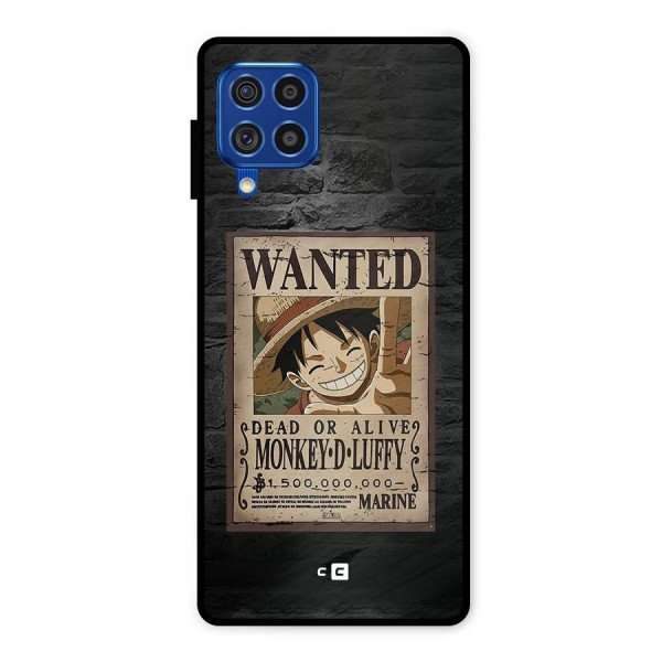Luffy Wanted Metal Back Case for Galaxy F62