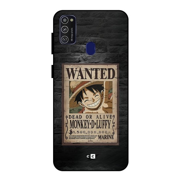 Luffy Wanted Metal Back Case for Galaxy M21