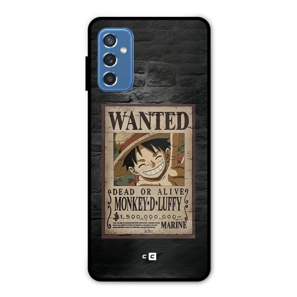 Luffy Wanted Metal Back Case for Galaxy M52 5G